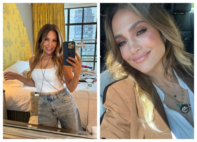 Jennifer Lopez vs Thalía: ¿Quién presumió el mejor vestido de Navidad? Ambas se quitaron 20 años de encima