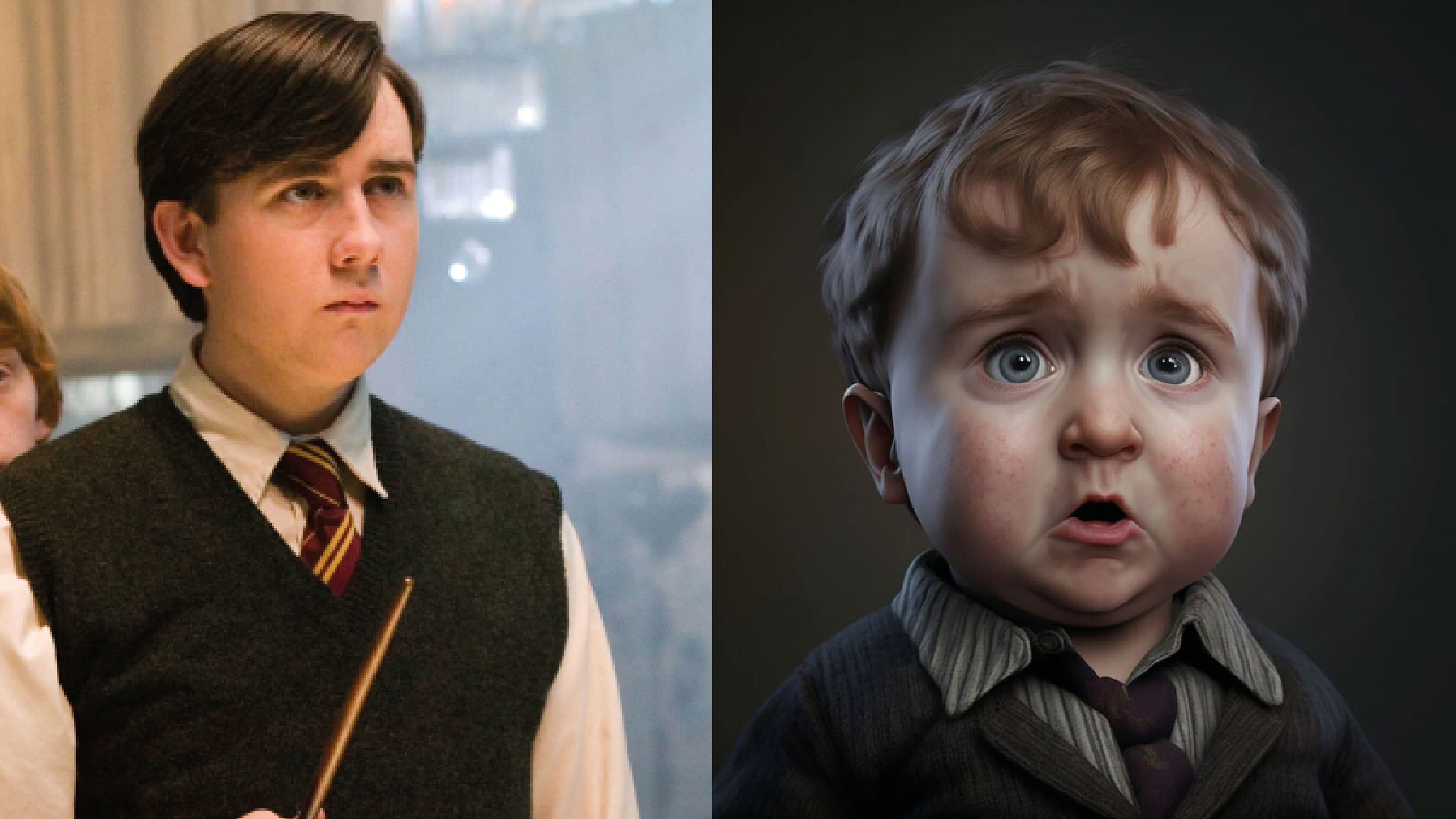 Sorprendente: recrearon a los personajes de Harry Potter como si fueran  bebés