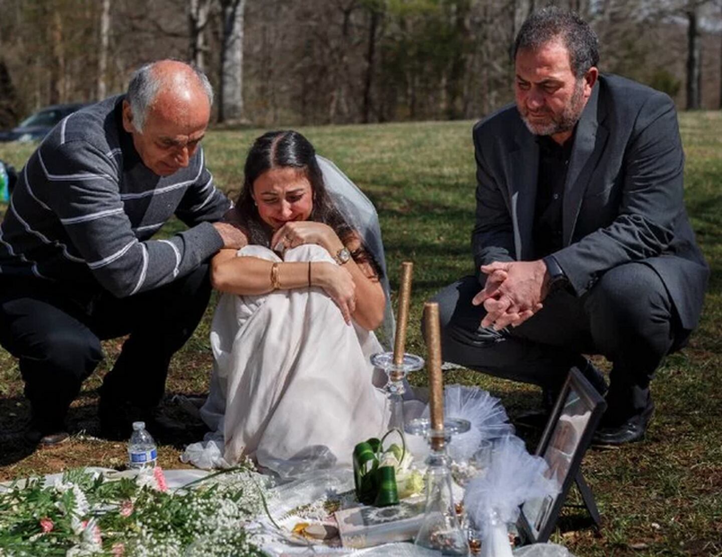 Похороны в свадебном платье