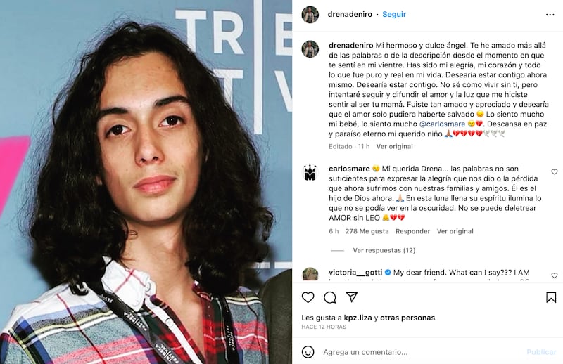 ‘Drena’ compartió la sensible noticia del fallecimiento de su hijo Leandro, de tan solo 19 años.