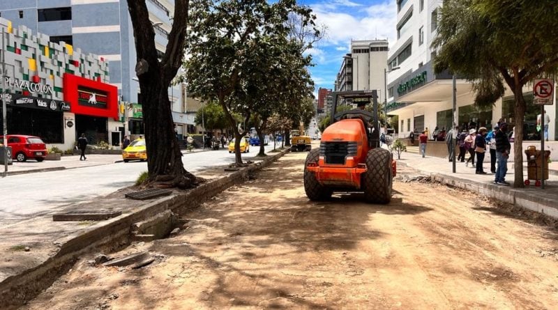 ¡Pilas! Se cierra el último tramo de la av. Colón, norte de Quito, pero el resto queda totalmente habilitado