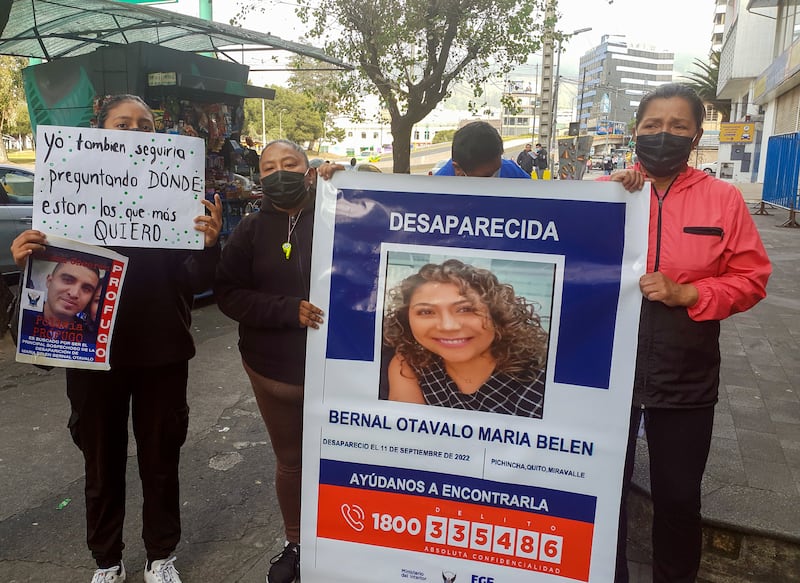 Manifestación en las afueras de la Unidad de Flagrancia de la Fiscalía