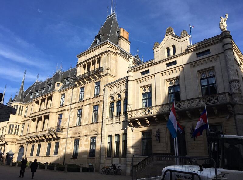 Palacio Gran Ducal de Luxemburgo.