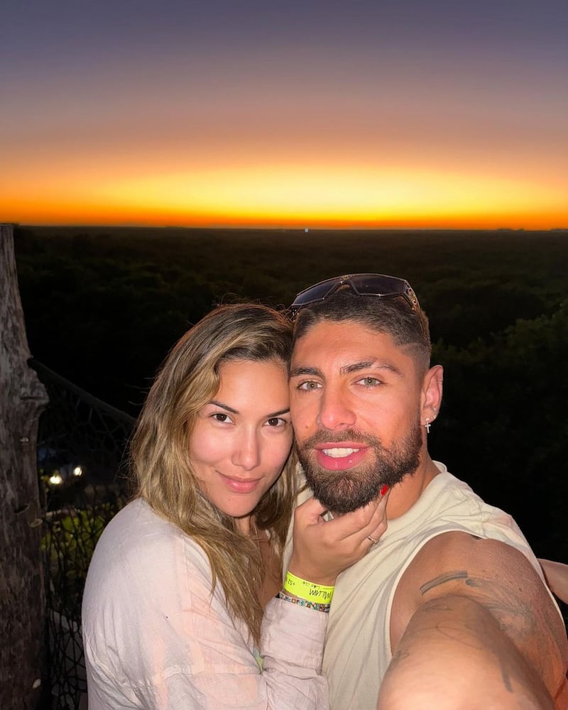 Alejandra Jaramillo y Beta Mejía en Tulum