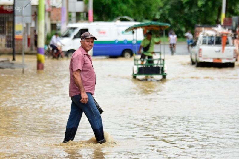 Provincias afectadas por las lluvias en Ecuador