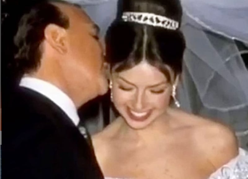 Boda de Thalía y Tommy Mottola