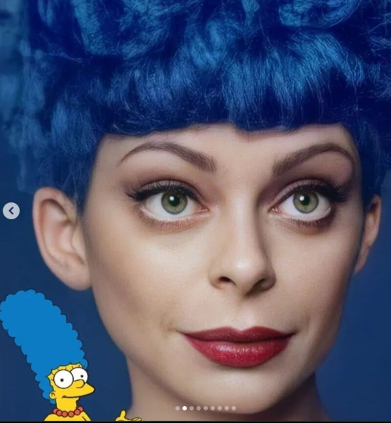 Marge Simpson en la vida real, según la Inteligencia artificial