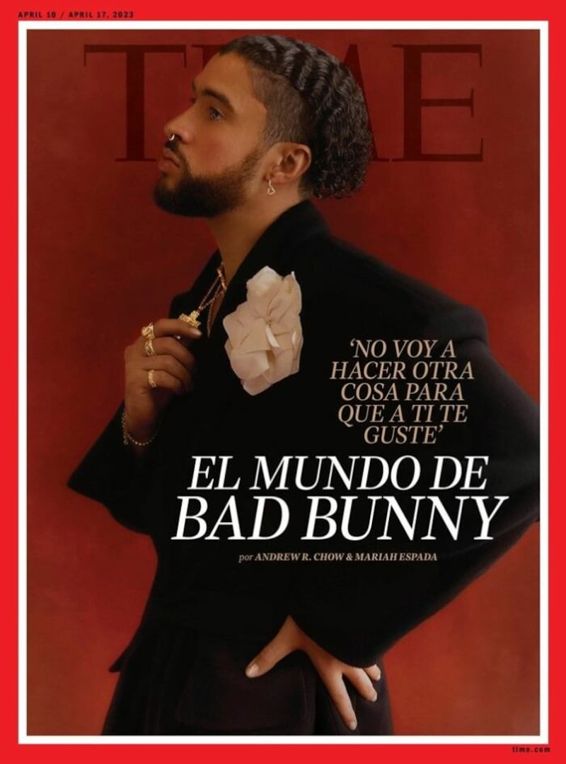 Bad Bunny portada de Time