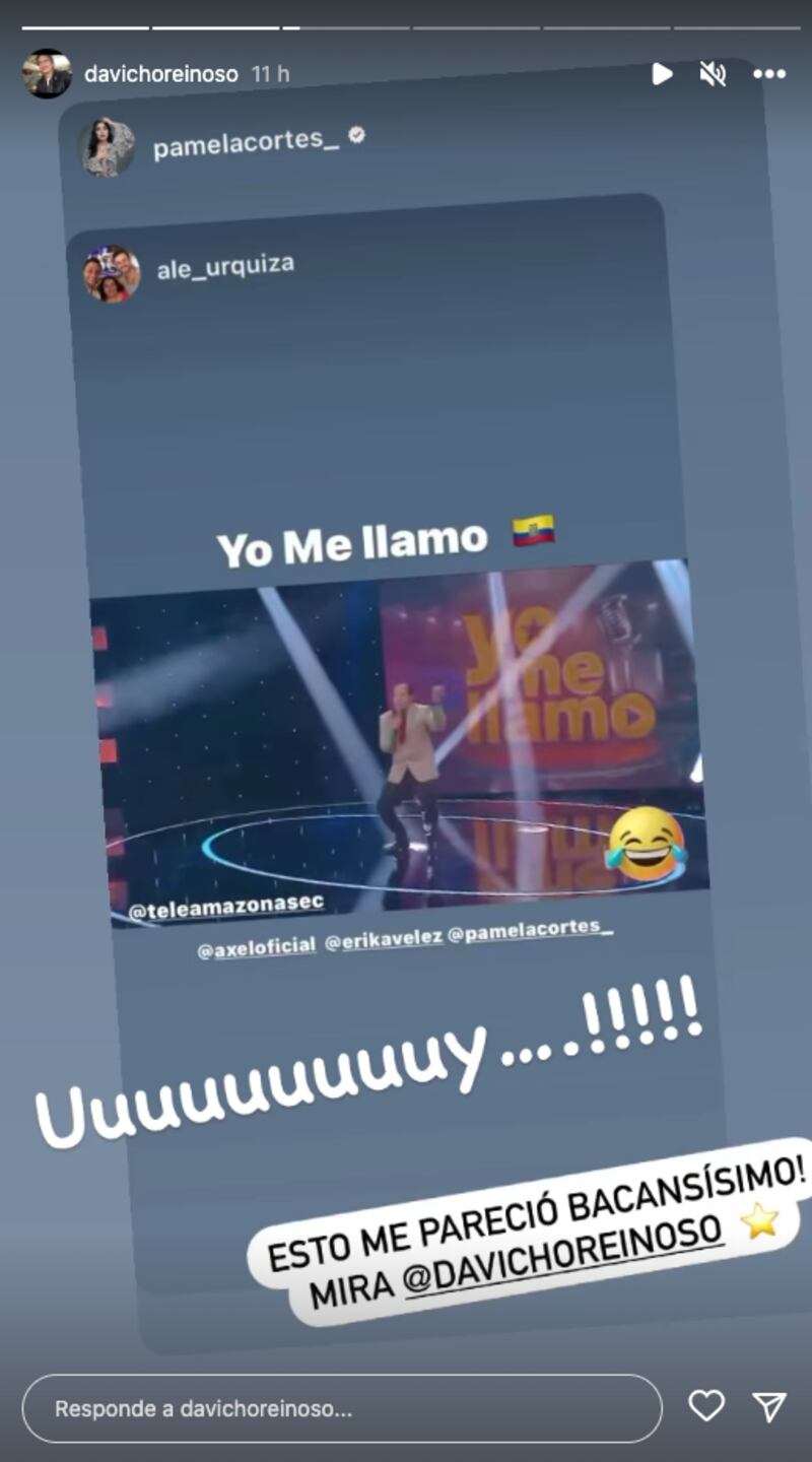 Reacción de David Reinoso a Yo Me Llamo El Cholito