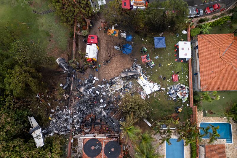 Accidente aéreo en Brasil