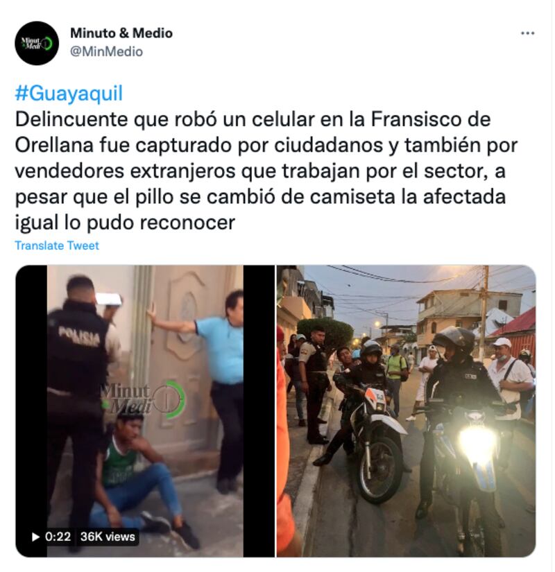 Inseguridad en Ecuador