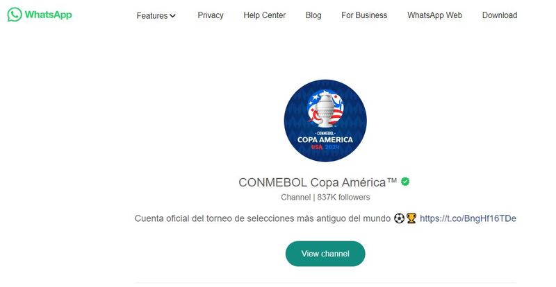 Conmebol whatsApp