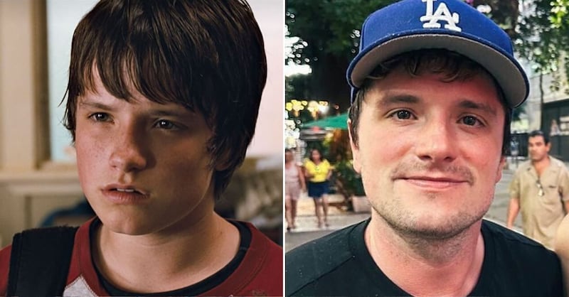 Josh Hutcherson en 'El mundo mágico de Terabithia' y en la actualidad