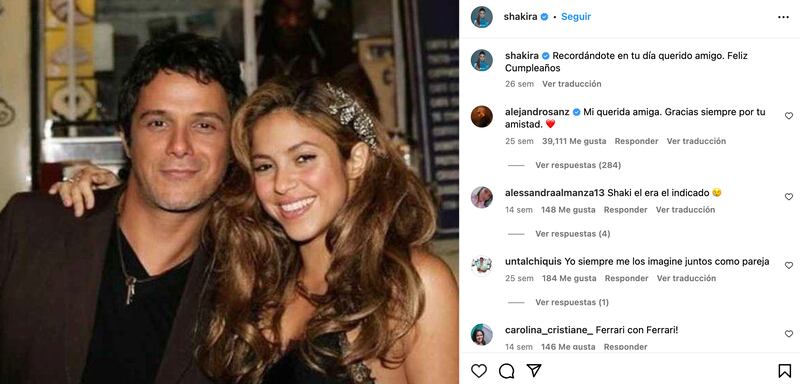 Alejandro Sanz y Shakira