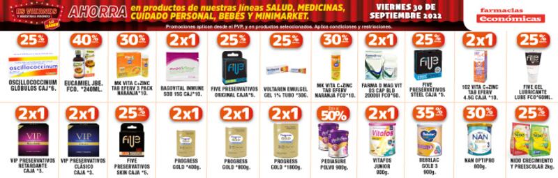 Descuentos en Farmacias Económicas