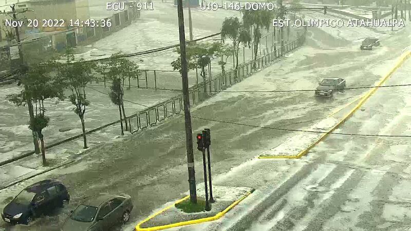 Granizo en Quito