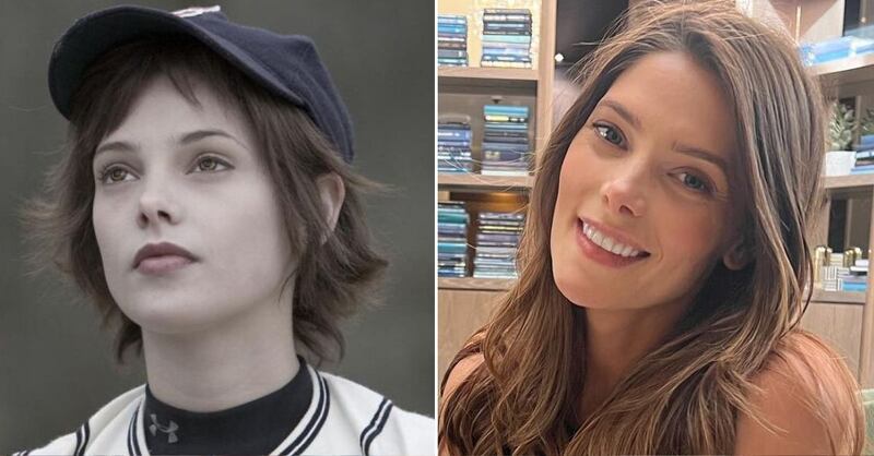 Ashley Greene en 'Crepúsculo' (2008) y en la actualidad (2022)