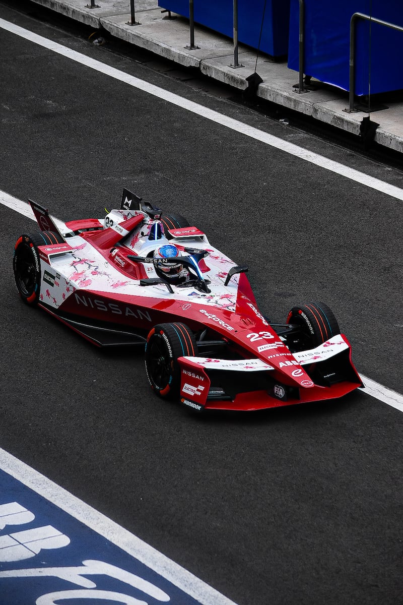 El equipo Nissan Fórmula E deslumbró en el E-Prix de Ciudad de México.