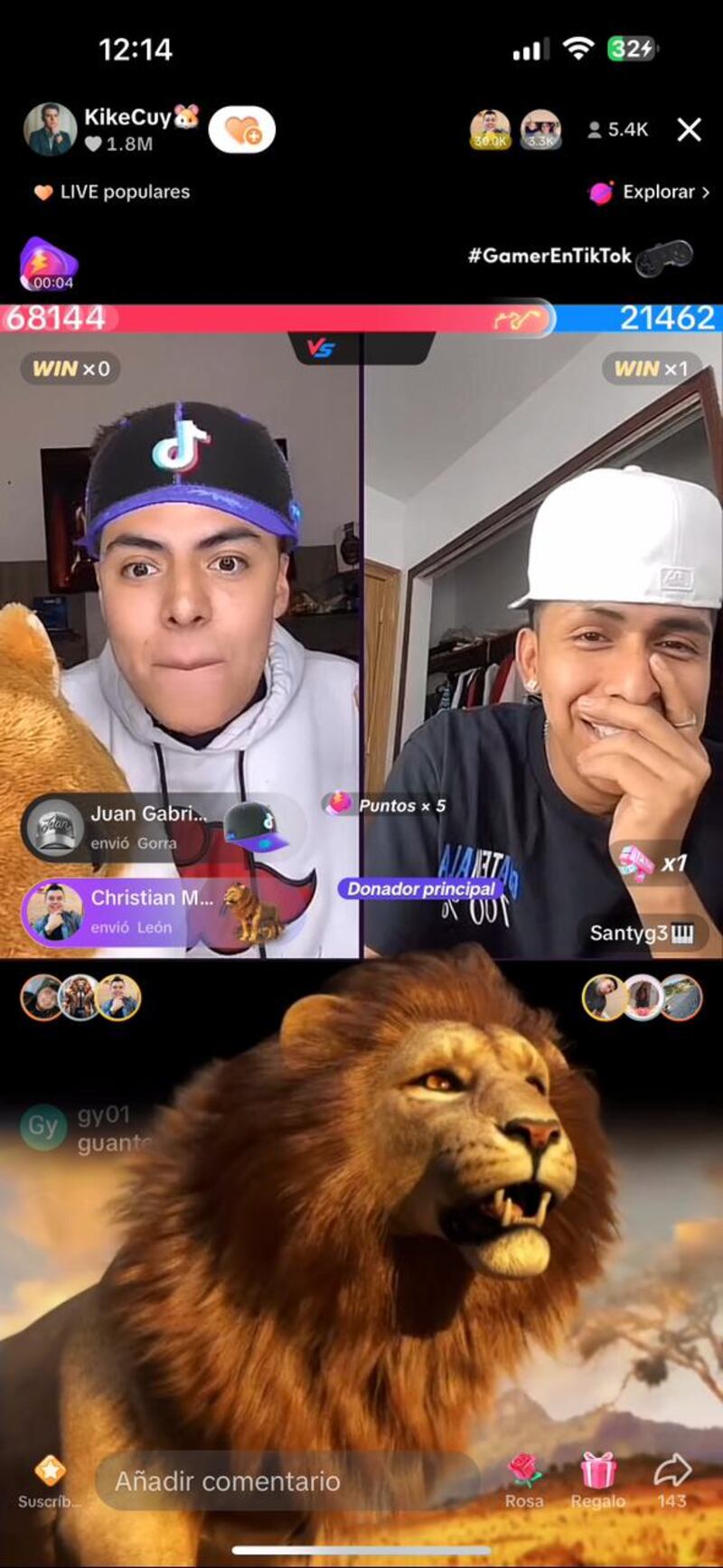 Kike Jav batalla de TikTok