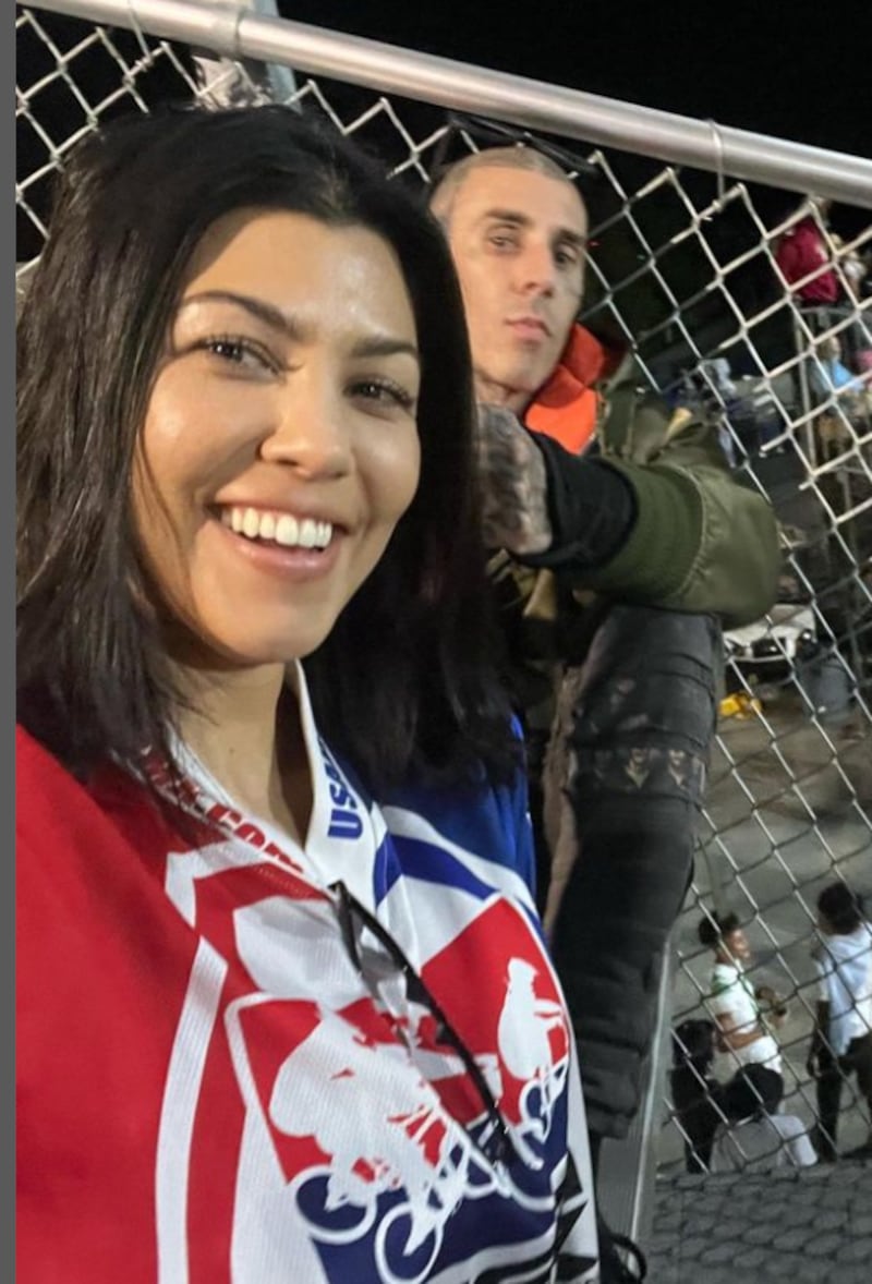 Kourtney Kardashian y Travis Barker