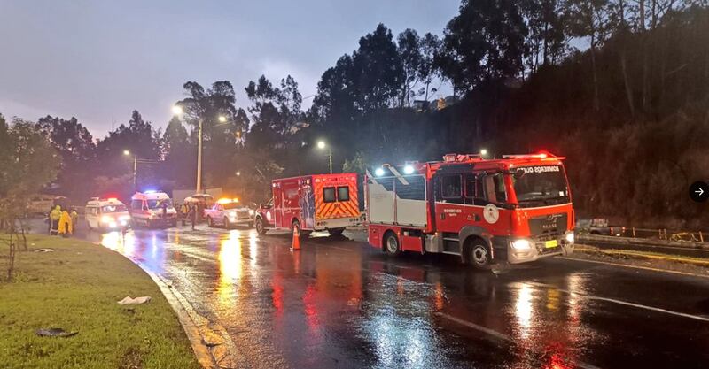 Accidente en la Simón Bolívar