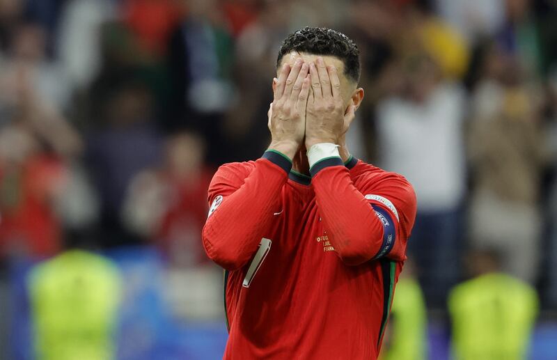 Cristiano Ronaldo llora al fallan un penal