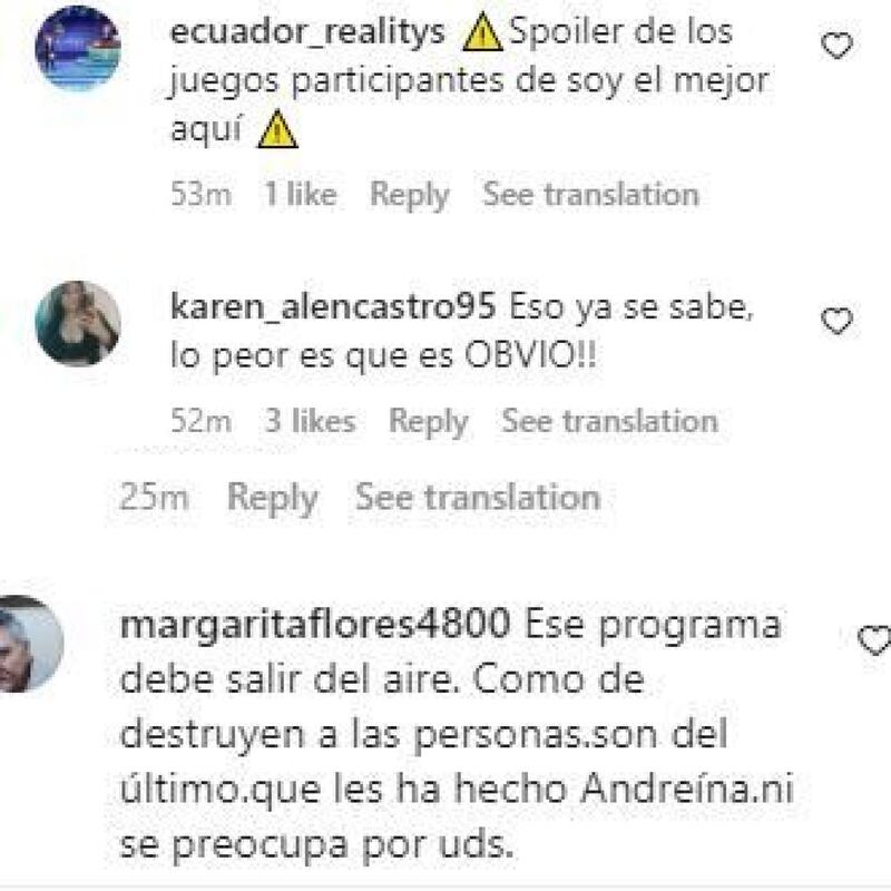 Captura de comentarios en redes sociales