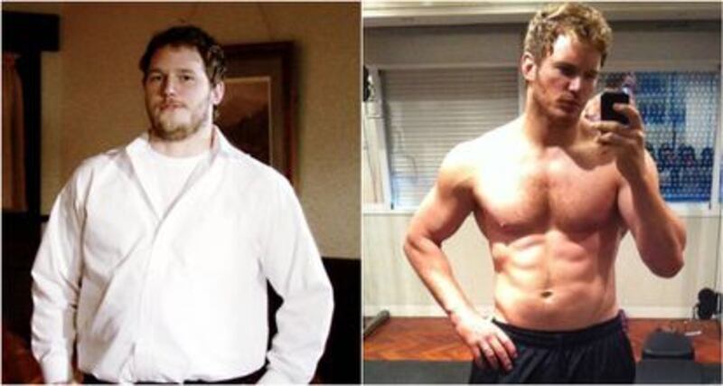 Chris Pratt antes y después