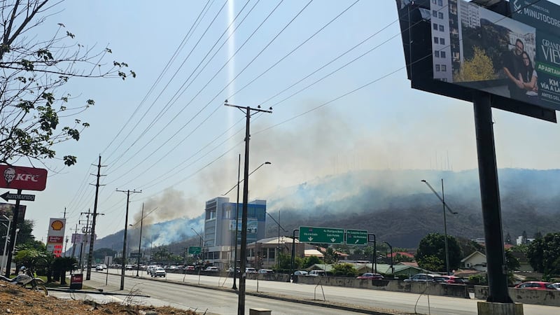 Incendio en Cerro Azul este 2 de diciembre