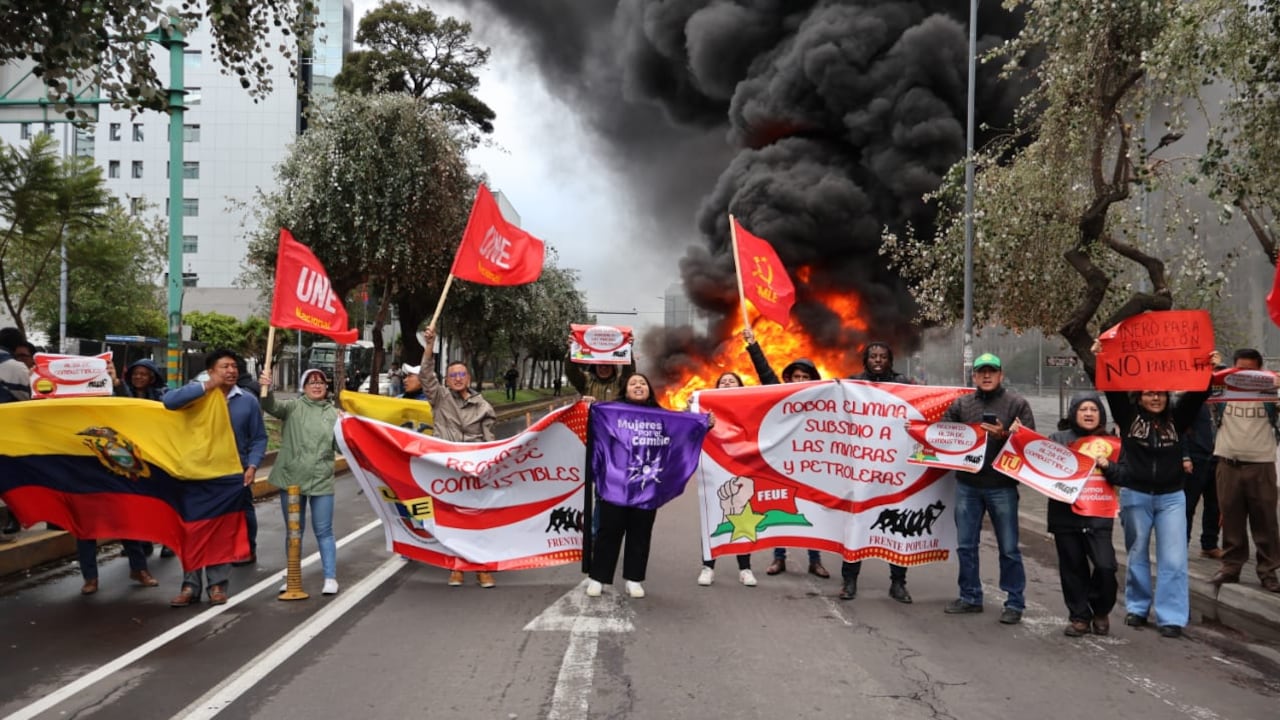 Cierres viales en Quito por manifestaciones: ¿en qué sectores se registran?