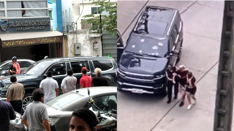 Los aterradores antecedentes penales del hombre que fue atacado en su carro blindado en la Kennedy, Guayaquil