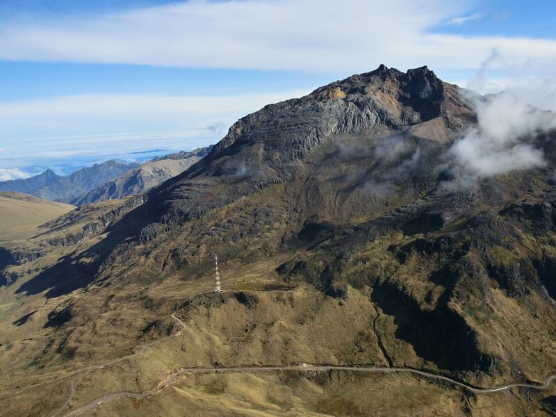 Sismos pueden tener una implicación volcánica, debido a que ocurrió en la zona del complejo Chiles-Cerro Negro