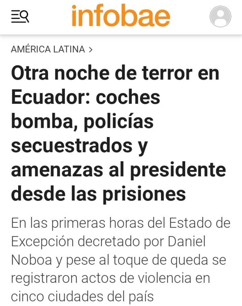 Así es la mirada de la prensa internacional a la situación de inseguridad que vive Ecuador