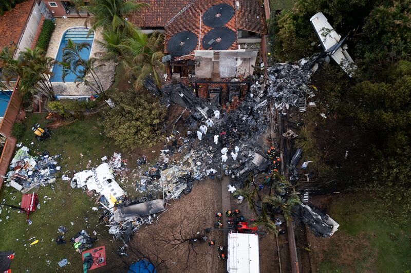 Accidente aéreo en Brasil