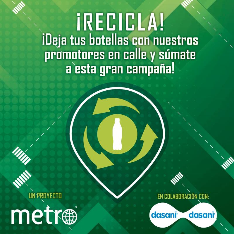 ¡Recicla con Metro y Dasani!