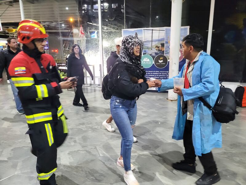 Desperfecto eléctrico en el Teleférico de Quito