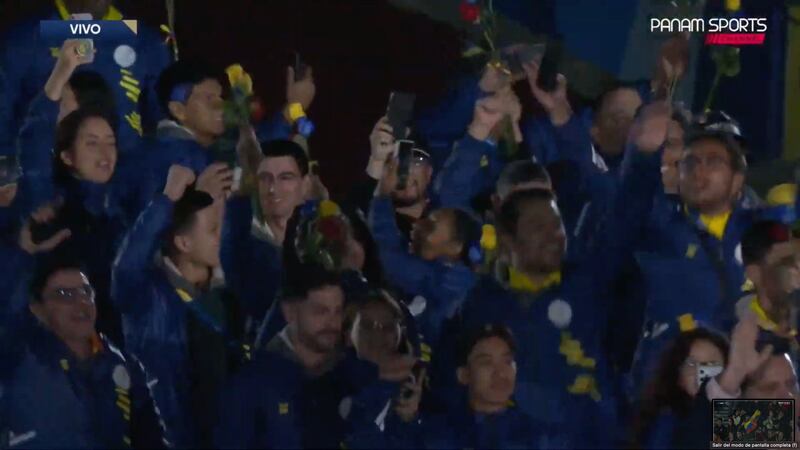 Ecuador en la ceremonia inaugural de los Juegos Panamericanos de Santiago 2023