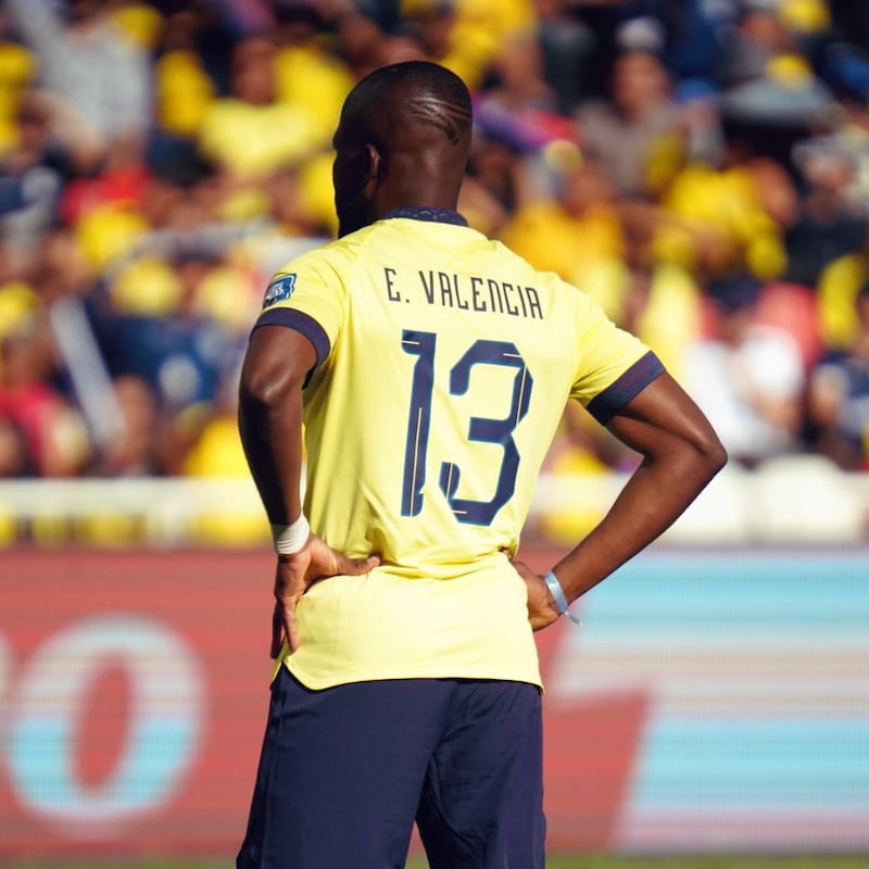 Enner Valencia con La Tri