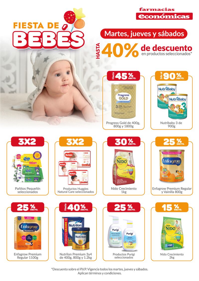 Fiesta de Bebés- Farmacias Económicas