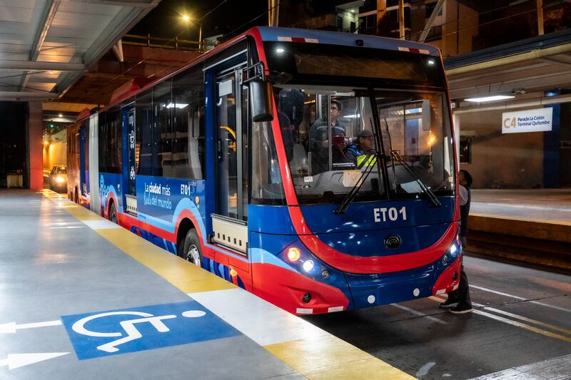 60 nuevos trolebuses 100% eléctricos