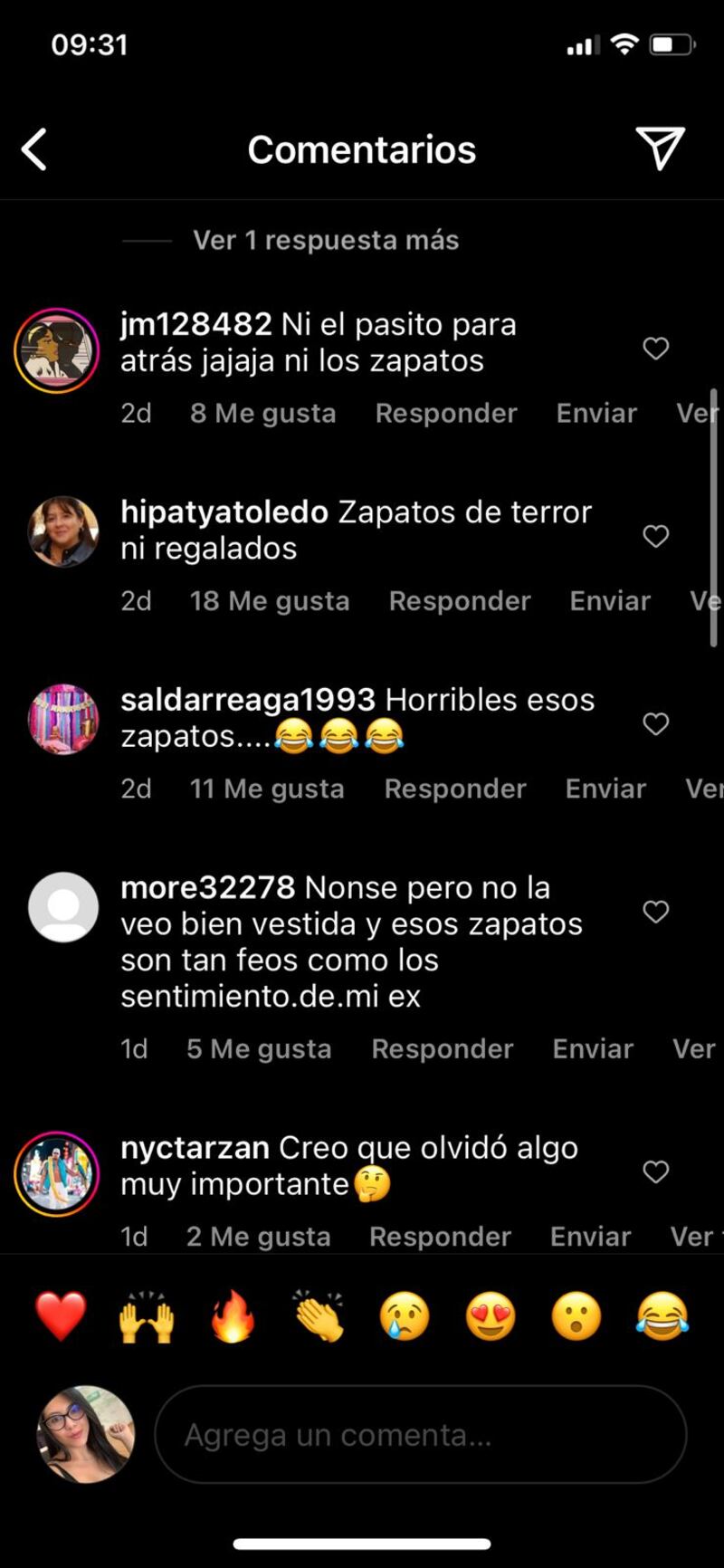 Capturas de Instagram