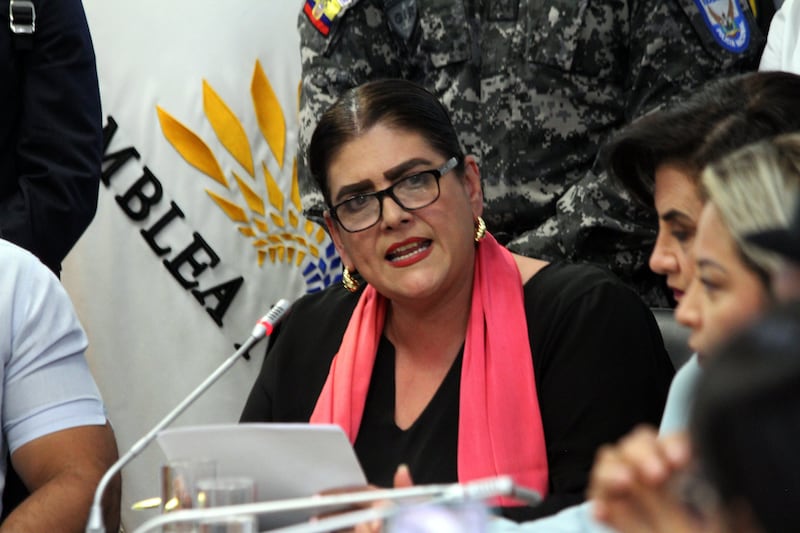 Mónica Palencia, ministra del Interior