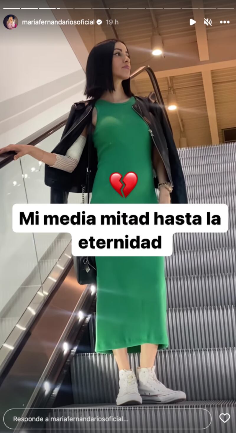 María Fernanda Ríos, mensajes a su hermana