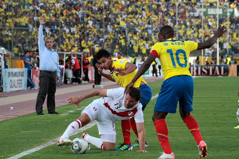 Ecuador triunfa en Eliminatorias en 2011