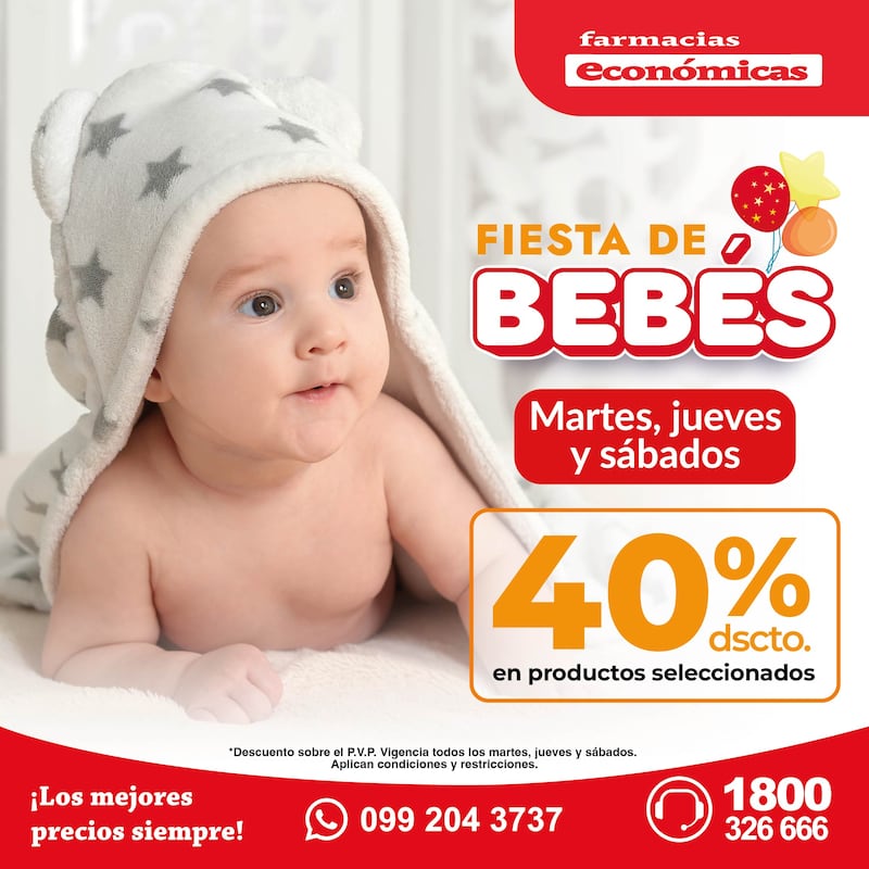 Fiesta de Bebés en Farmacias Económicas