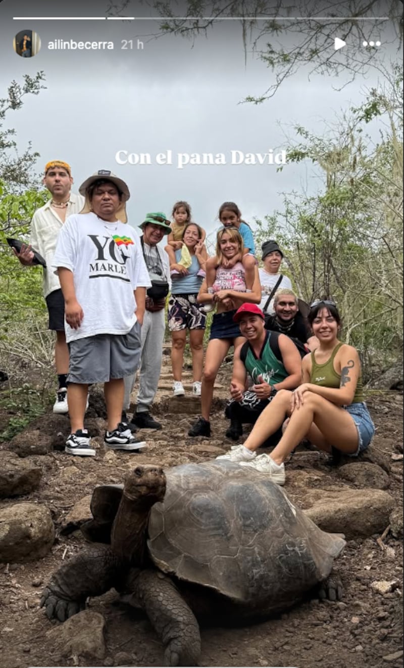 Las fotos de María Becerra disfrutando de las Islas Galápagos