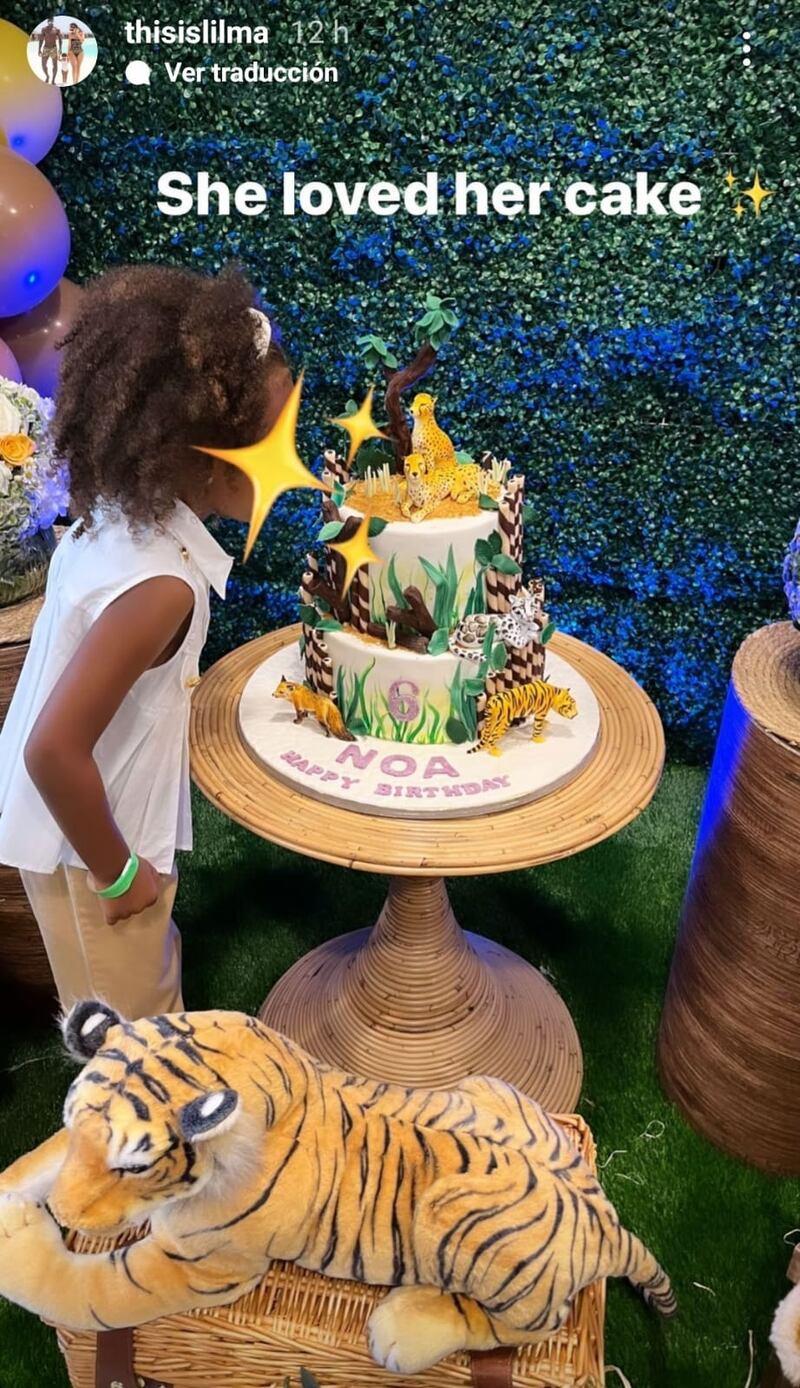 Noa celebra sus 6 años con una linda fiesta al estilo safari.