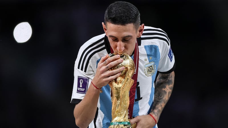 Ángel Di María en el Mundial de Qatar 2022