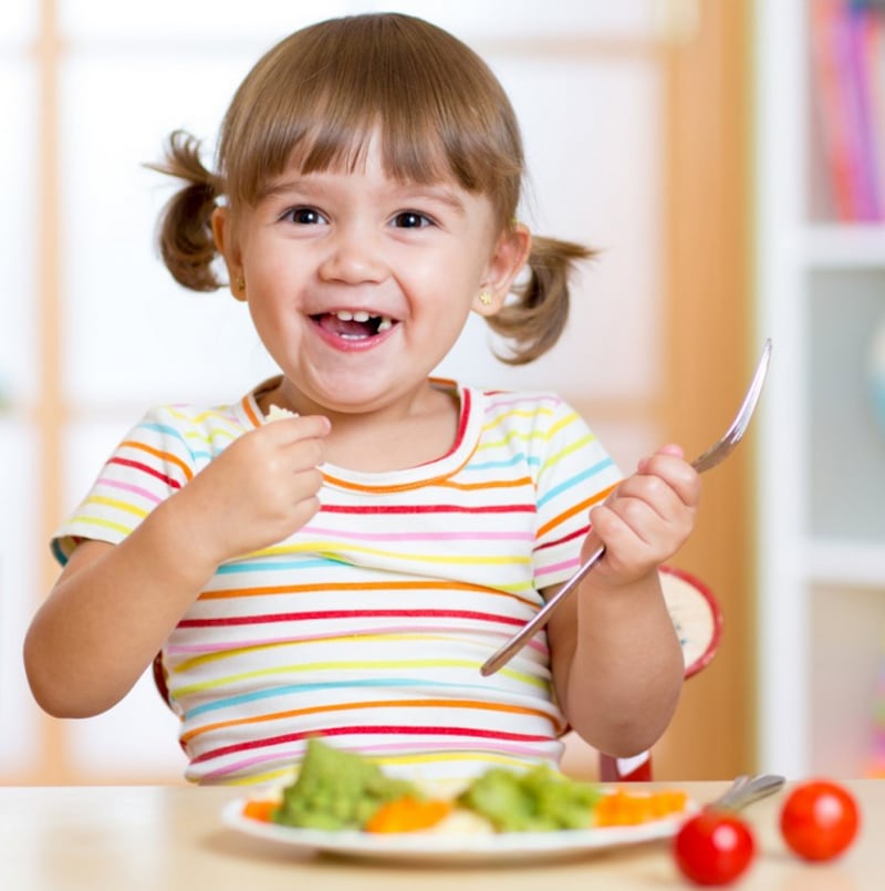 Un niño bien alimentado es un niño sano.