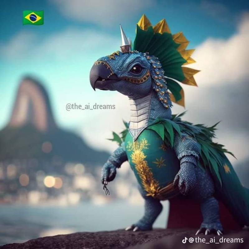 Inteligencia Artificial recrea a países como si fueran dinosaurios